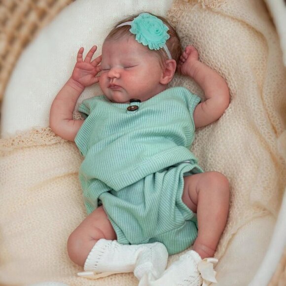 Realistic Reborn Baby Dolls - 18-Inch Real Life with Soft Body Girl with Gift - Picture 1 of 9